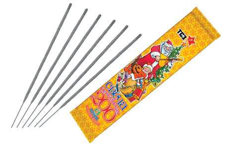  Бенгальские свечи 6 шт 200 мм в пакете  в Феодосии